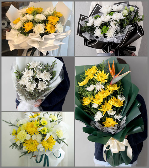 广东汕尾市陆丰市甲东镇后洪村白事花束代送